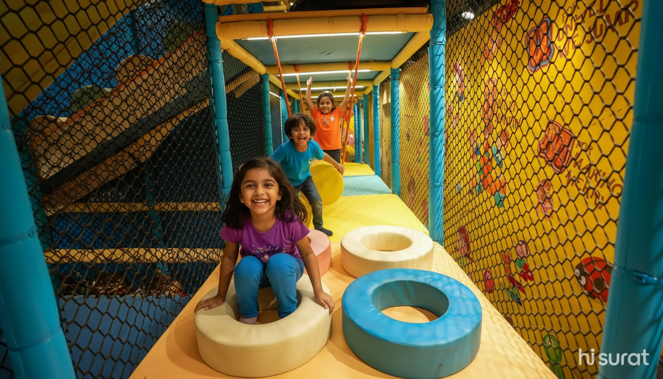 Obstacle zone At Jus Jumpin Avani Mall