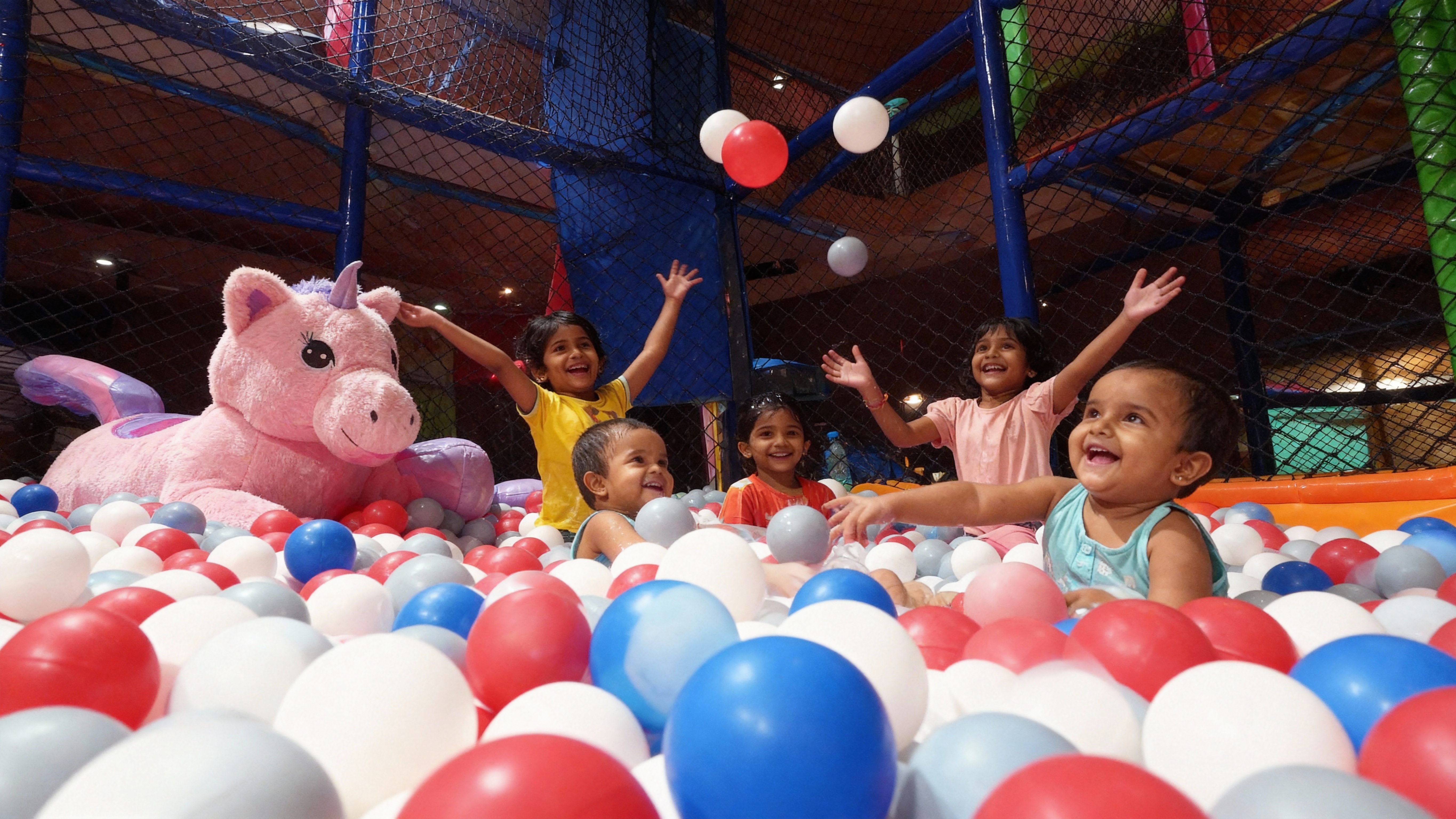 Ball Pool Area At Jus Jumpin Avani Mall
