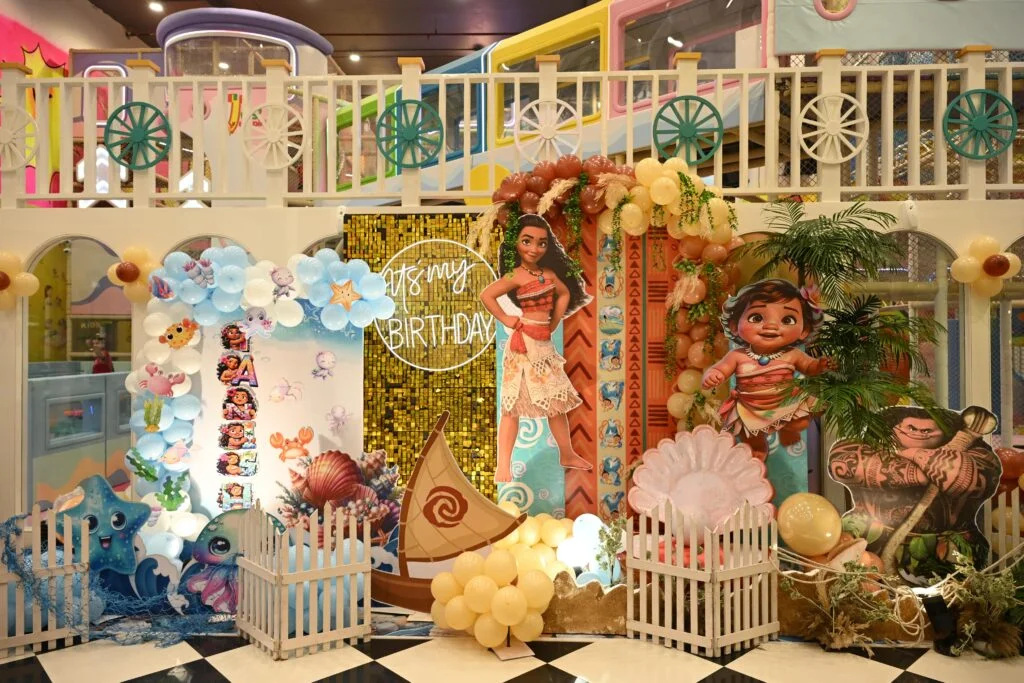 Kids Playing at Birthday Party