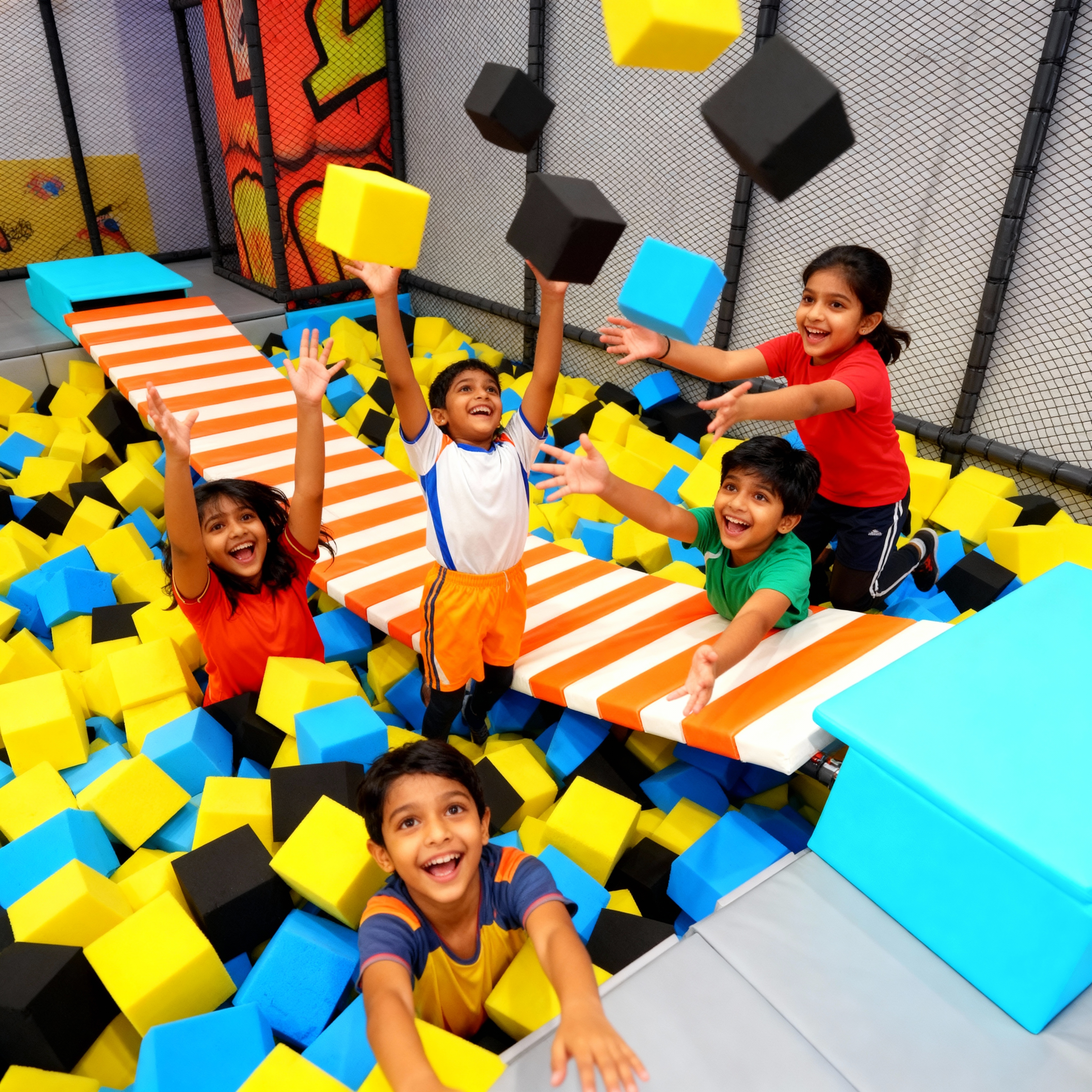 Foam Pit Area At Jus Jumpin Avani Mall